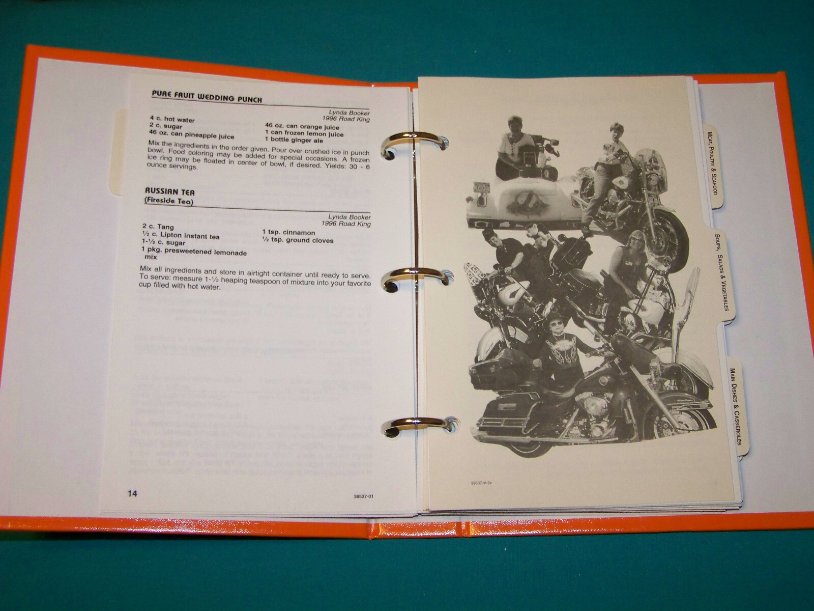 Ladies of Harley Raleigh HOG Cookbook Food, Friends and Motorcycles 2001 Photos
