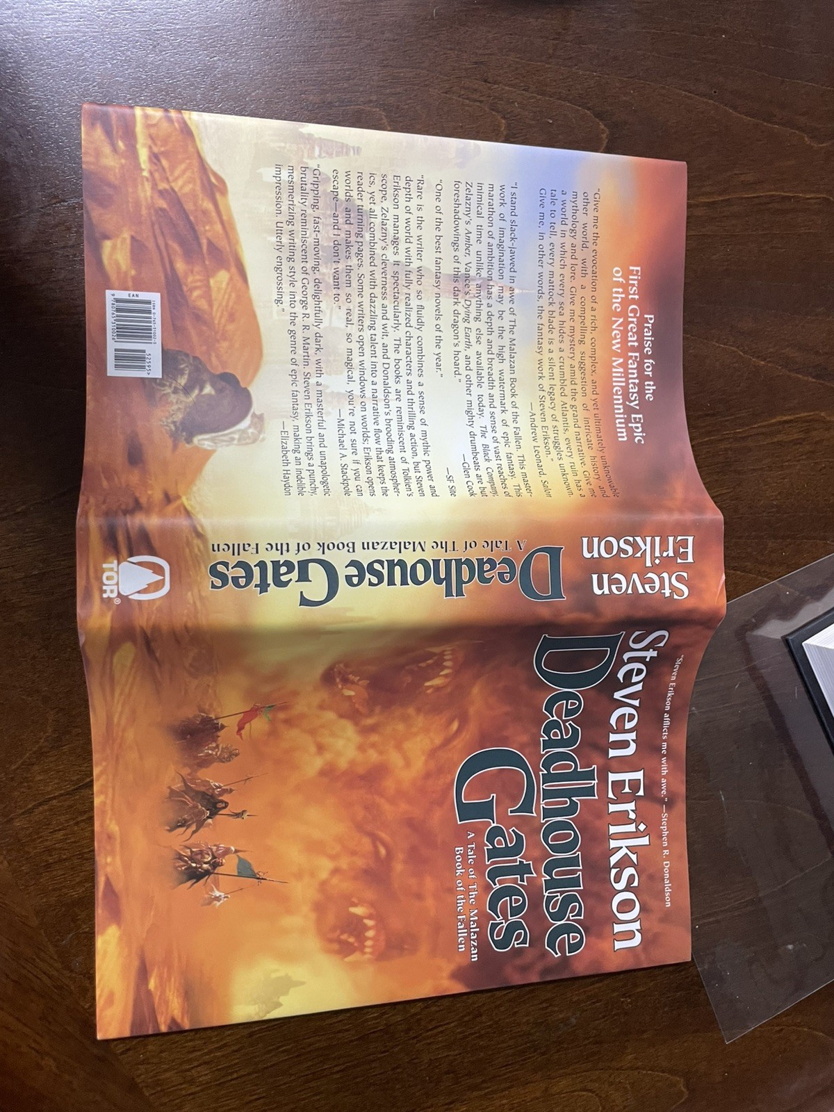 Malazan: Deadhouse Gates by Steven Erikson 2005 TOR 1st Edition/1st Printing HC