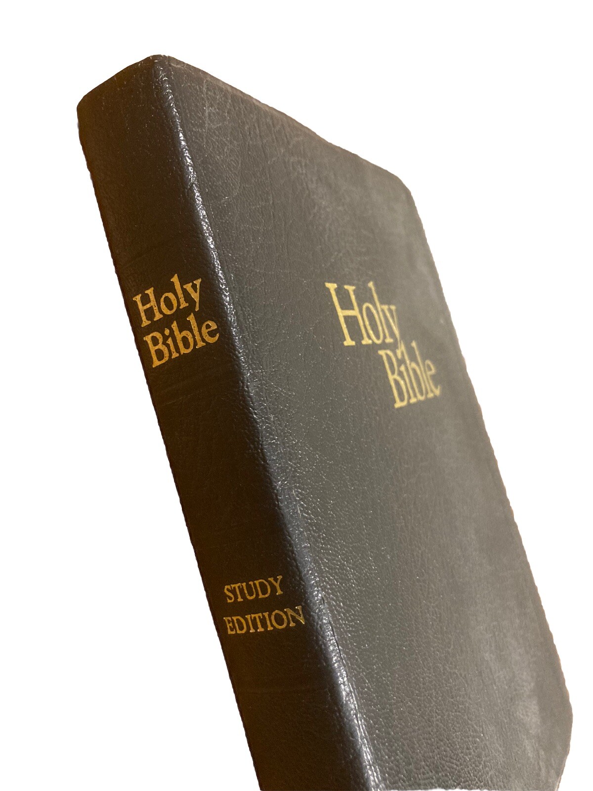 Vintage 1970 Holy Bible KJV Study Edition National Bible Press