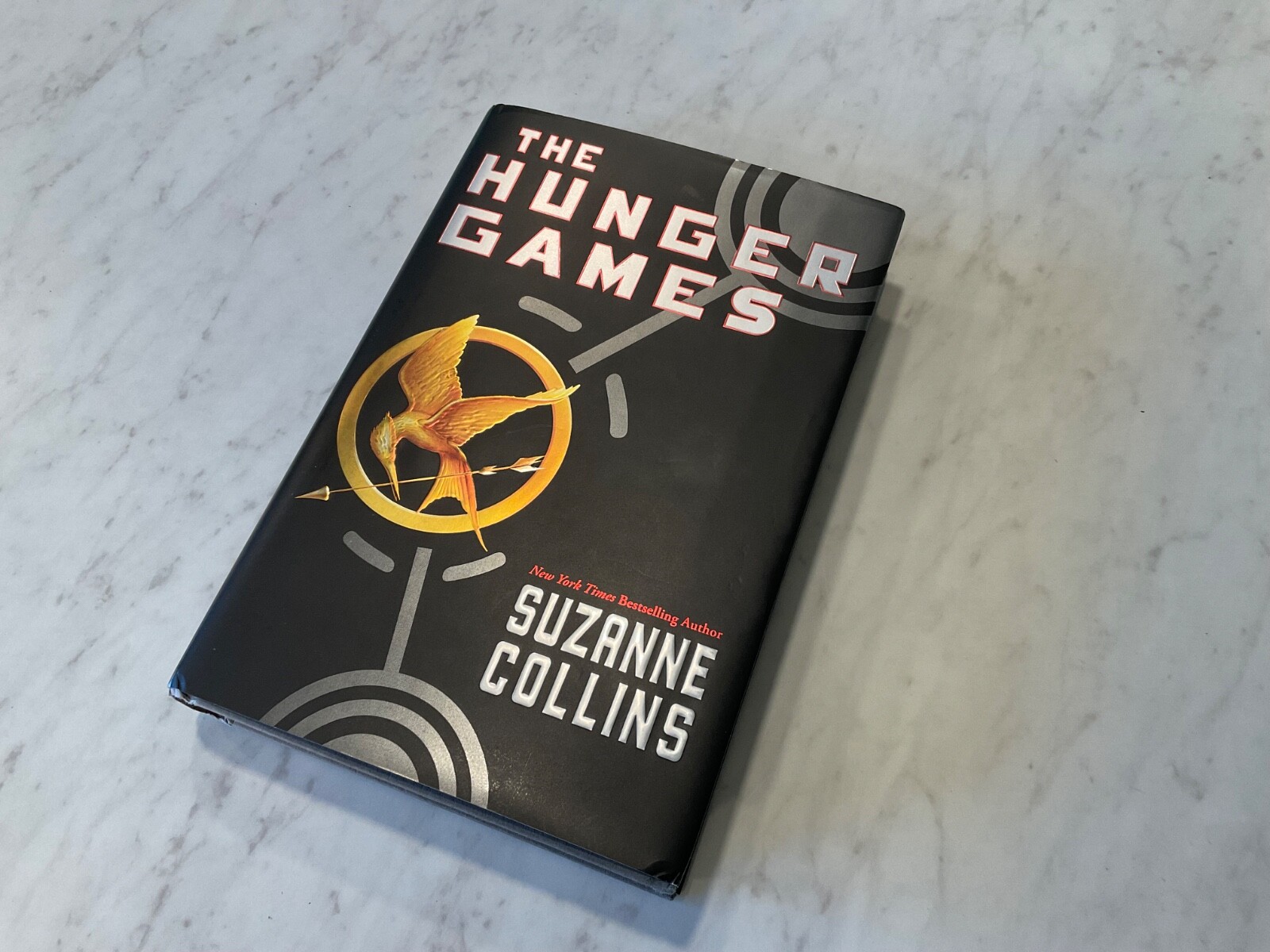The Hunger Games Suzanne Collins 2008 First Edition 20th Gold Spine Print 2011