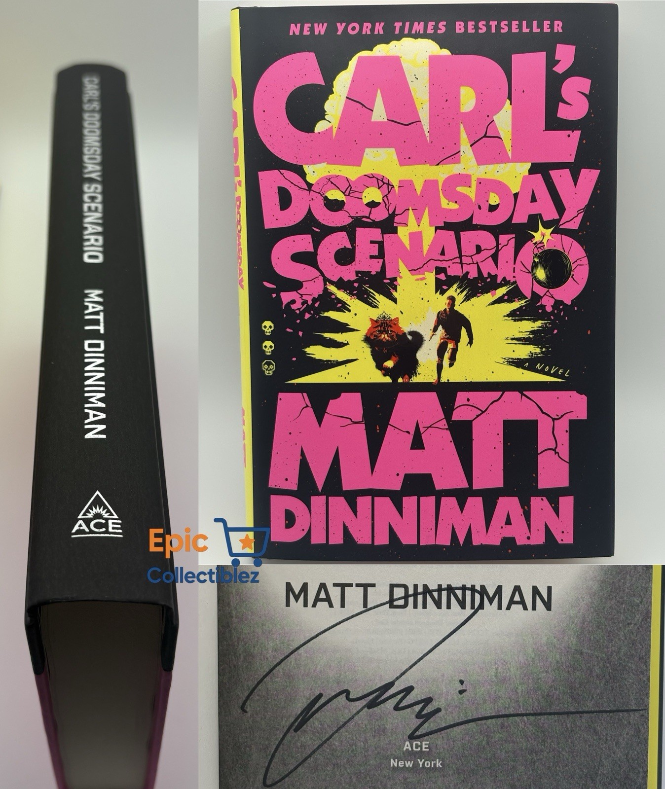 SIGNED Carl’s Doomsday Scenario by Matt Dinniman FIRST ACE Dungeon Crawler Carl