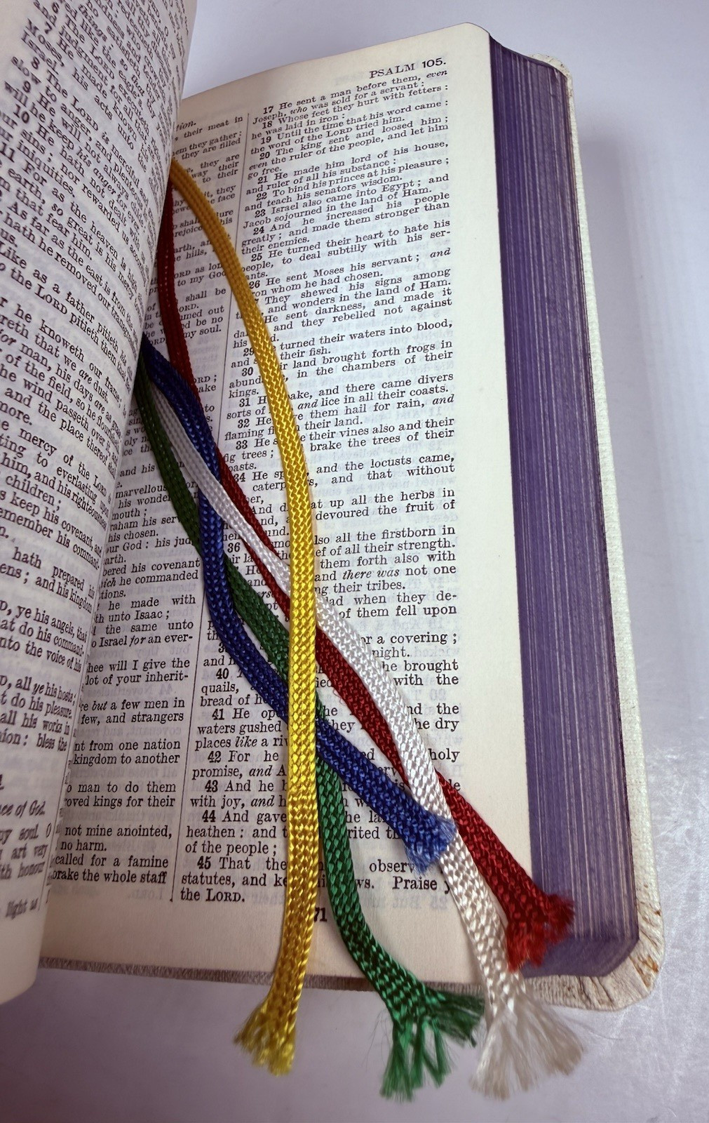 Vintage OES Holy Bible Order of the Eastern Star Pocket White Masonic 5.5″x3.5″
