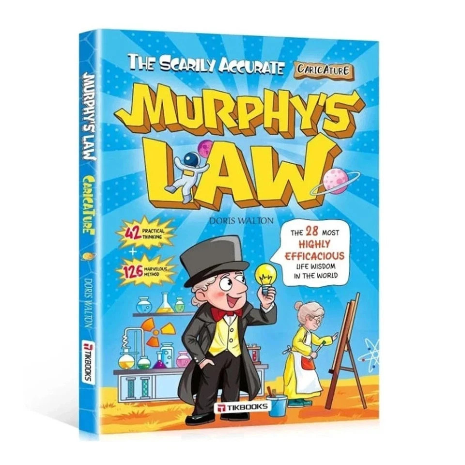 Murphy’s Law Illustrated Book 128 Pages Paperback Fun Learning Kids Gift USA