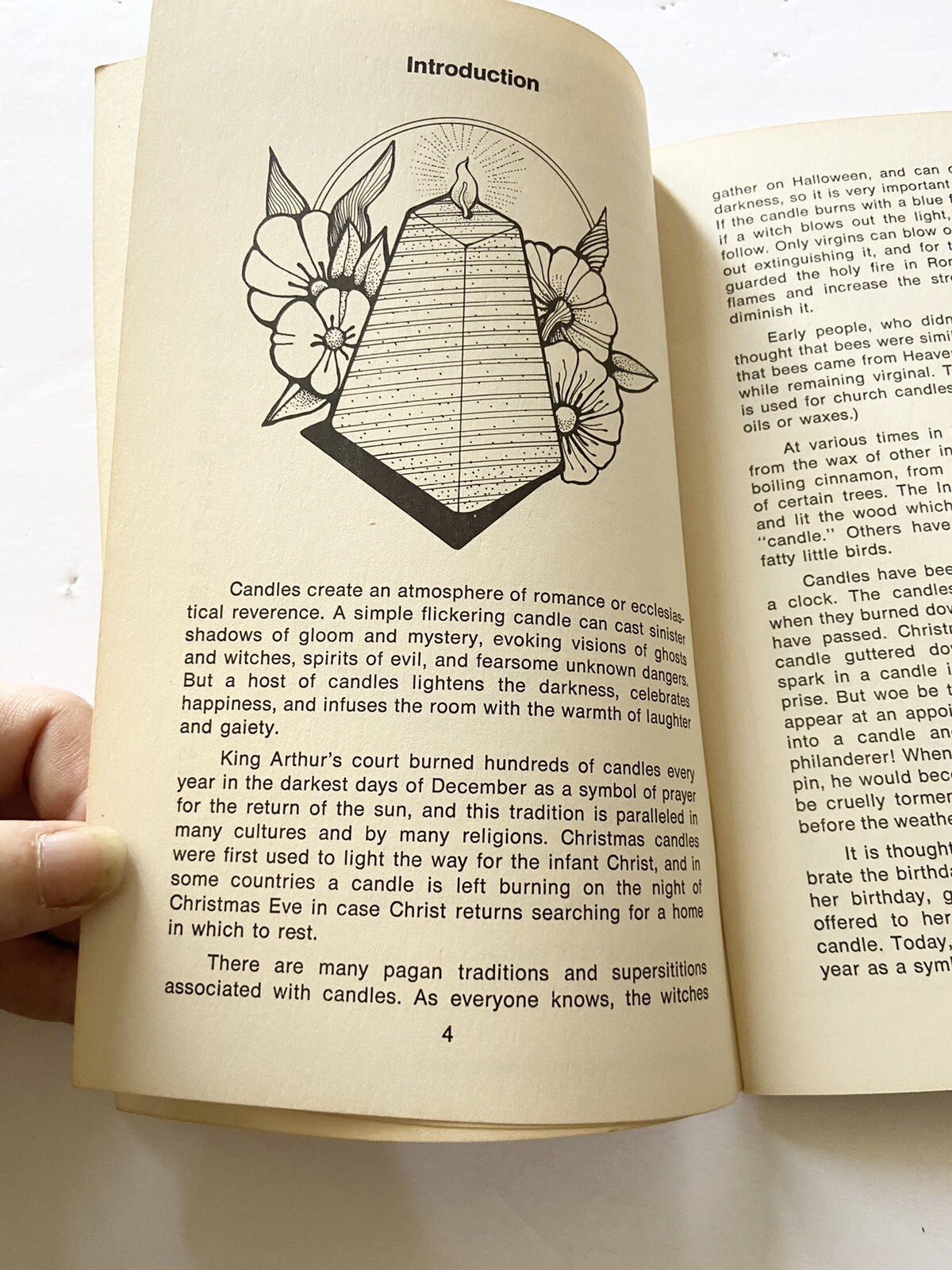 Vintage Paperback Candles 1973 By Potpourri Press Gladys McConnell