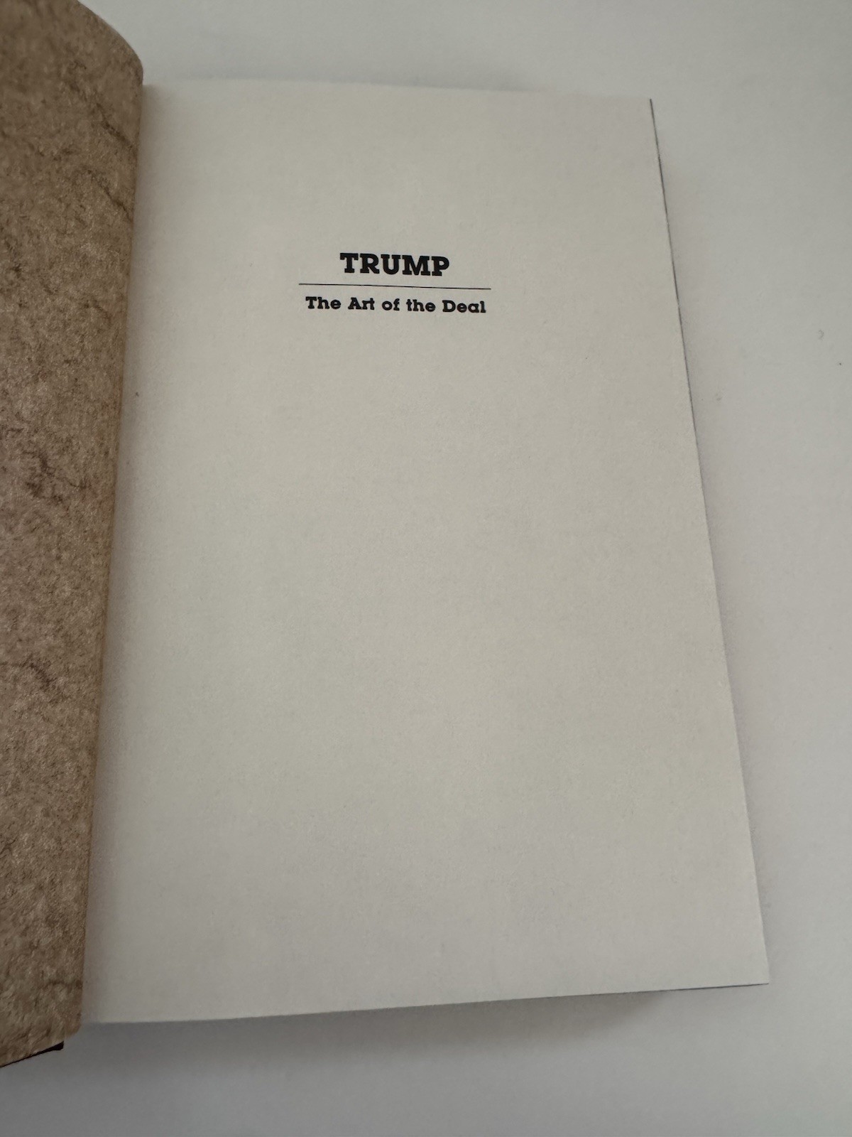 The Art of the Deal – Donald Trump (1987, Hardcover) First Edition/8th Print, VG