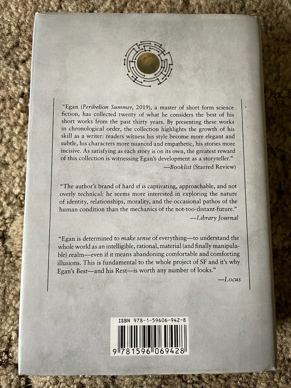 THE BEST OF GREG EGAN 1st ed 1000 copy NUMBERED Subterranean Press HC nr fine OP