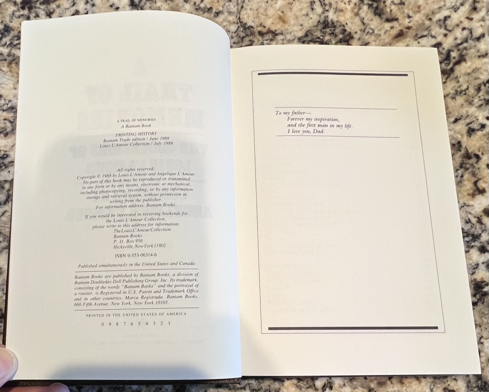 A Trail of Memories: The Quotations of Louis L’Amour Leatherette — VERY GOOD