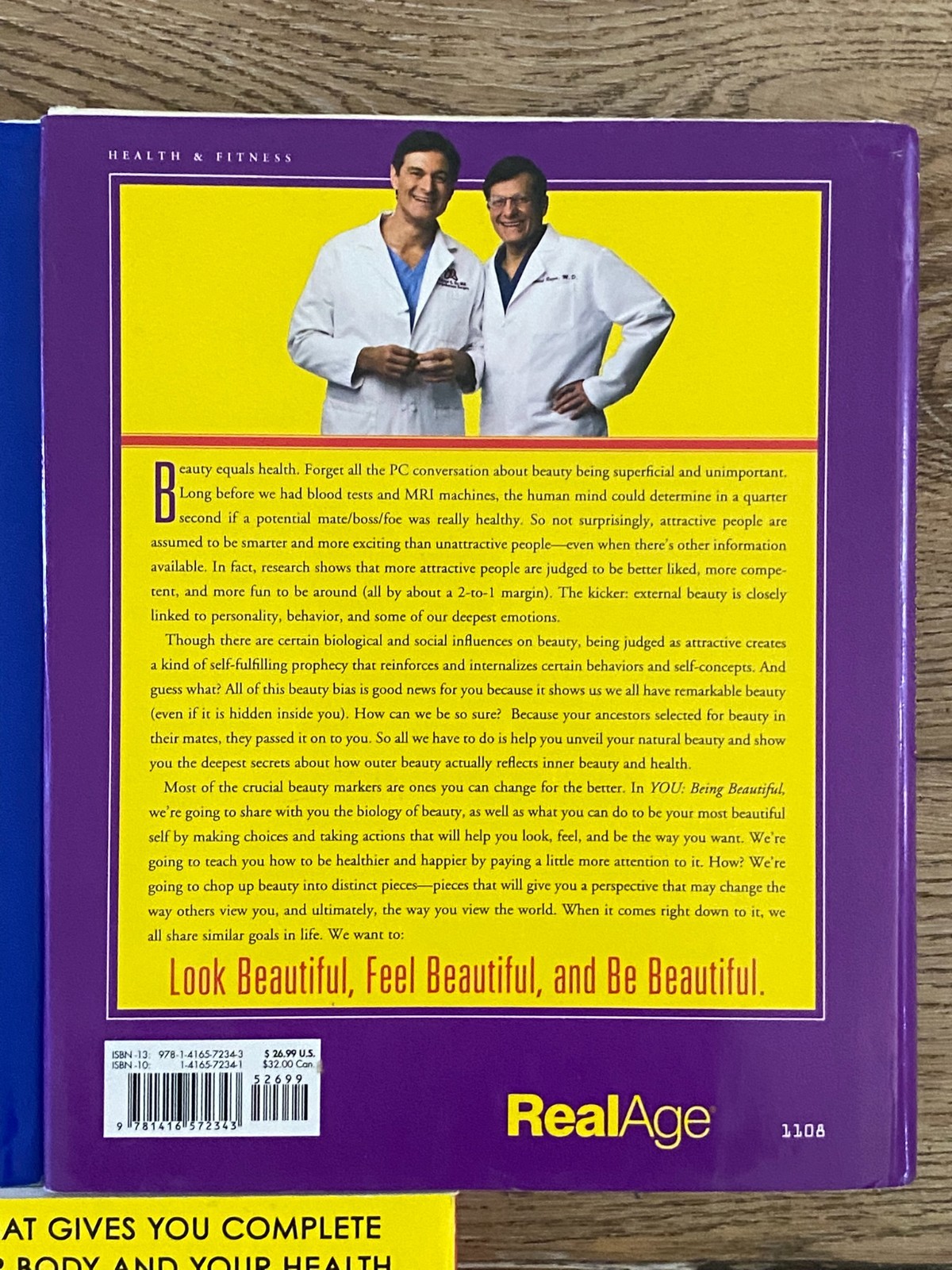 Lot of 3 “You” books by Dr. Oz & Dr. Roizen “Being Beautiful” “You on a Diet”..