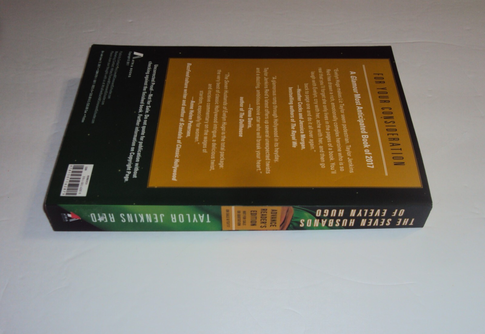 ARC The Seven Husbands of Evelyn Hugo ADVANCE READER’S COPY Taylor Jenkins Reid