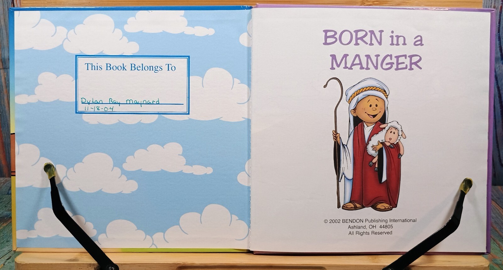 Born in a Manger by Bendon Publishing (2002, Hardcover)