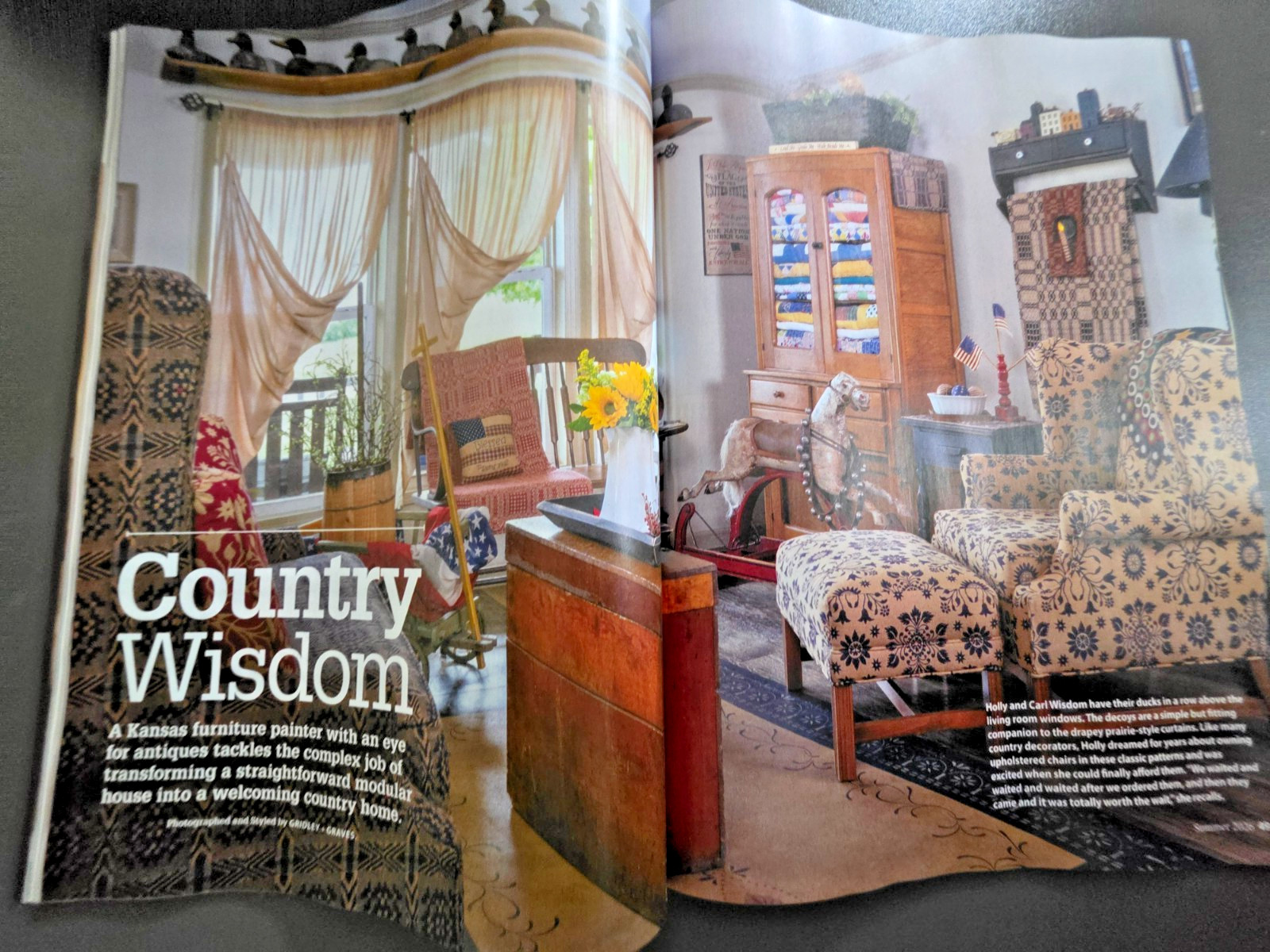 Home Magazine by Country Sampler – 20+ Easy DIYs For Summer – Present Meets Past
