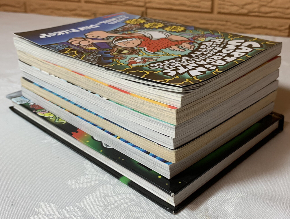 Captain Underpants Lot of 7 Mixed Set