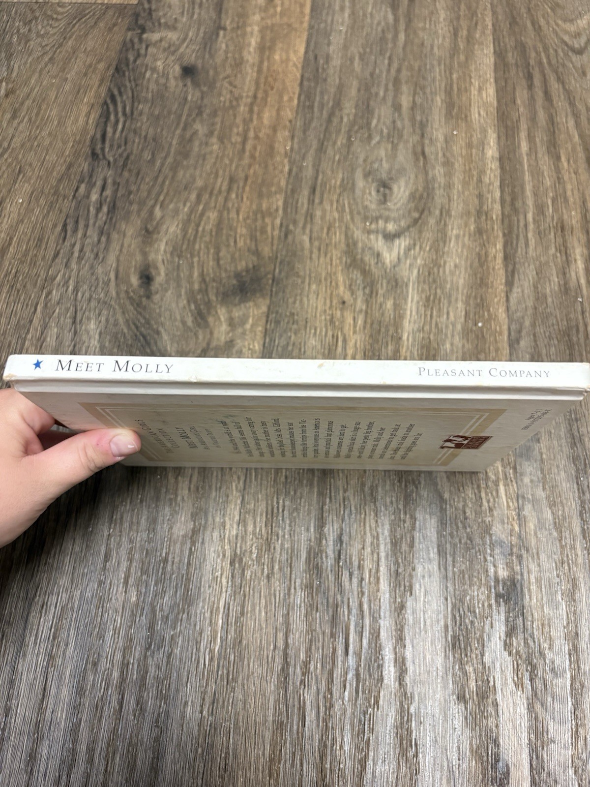 American girl pleasant company Meet Molly hardback book.