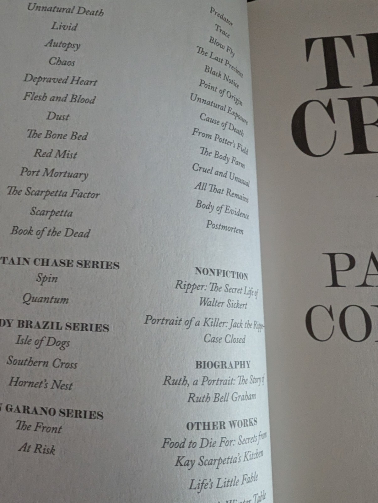True Crime: A Memoir Hardcover by Cornwell, Patricia