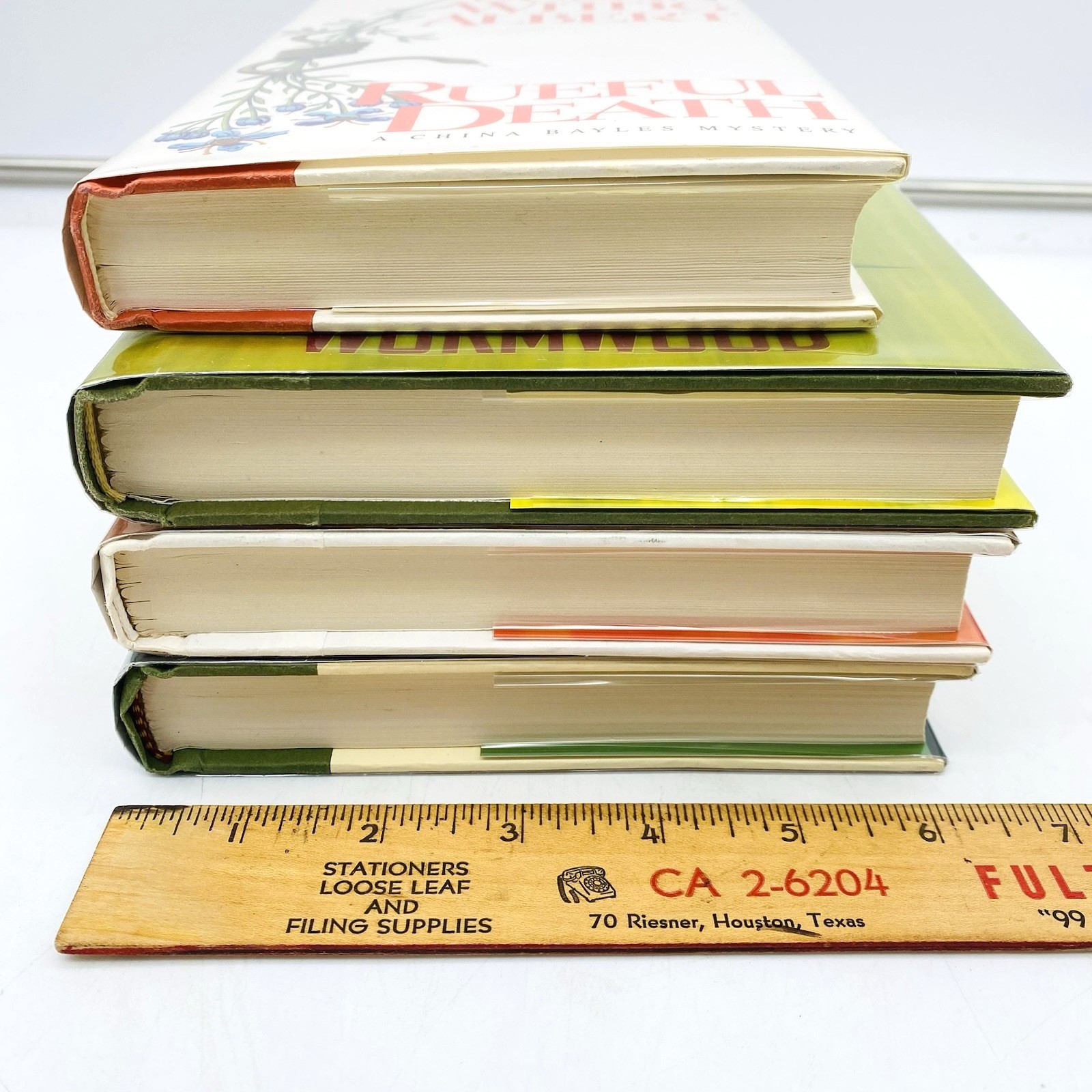 4 SIGNED China Bayles Novels First/First Susan Wittig Albert Hardcover Dust Jkt
