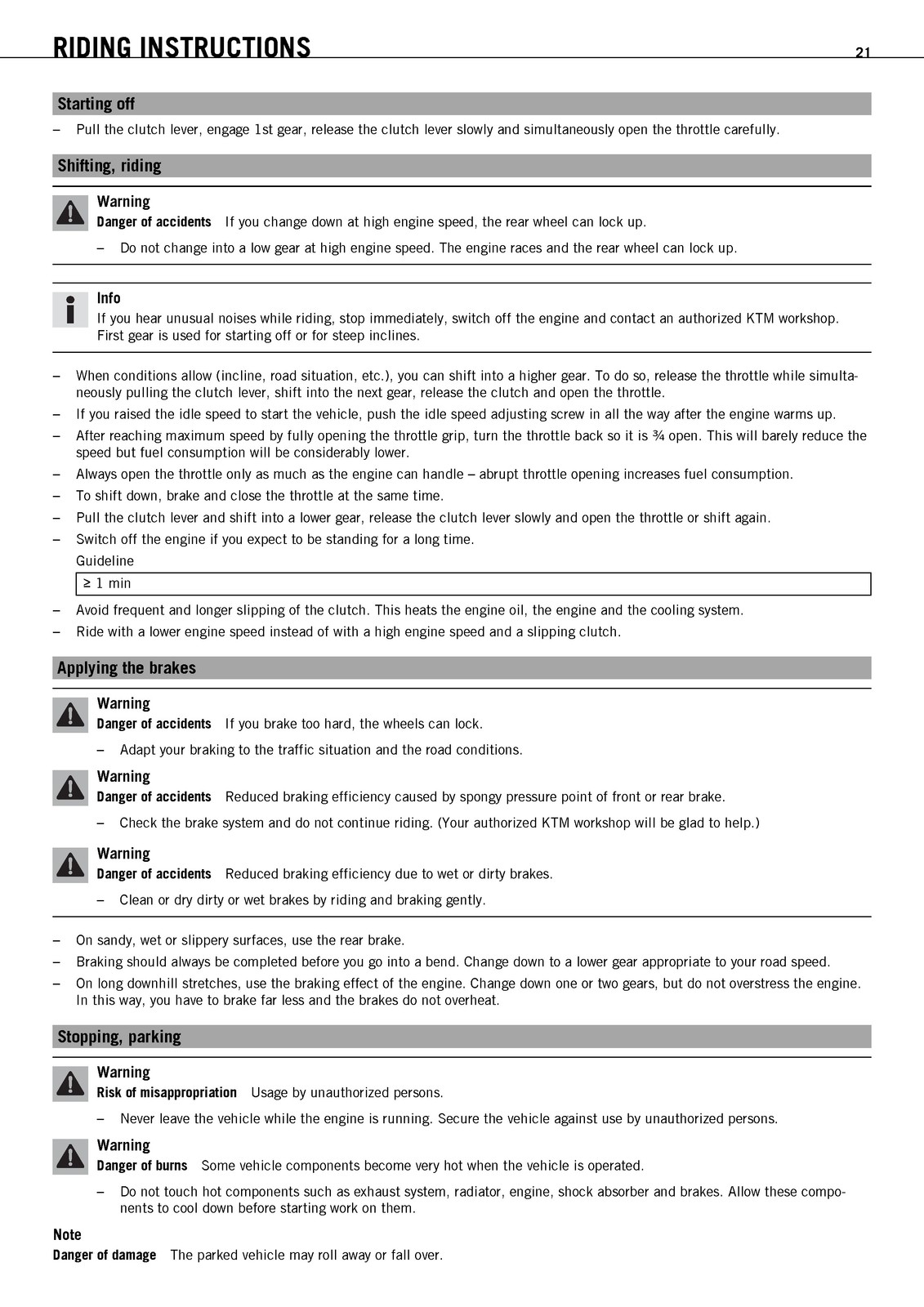 KTM 350 SX-F 350 XC-F Motorcycle Owners Manual 2011 – WIRE BOUND – TOUGH COVERS