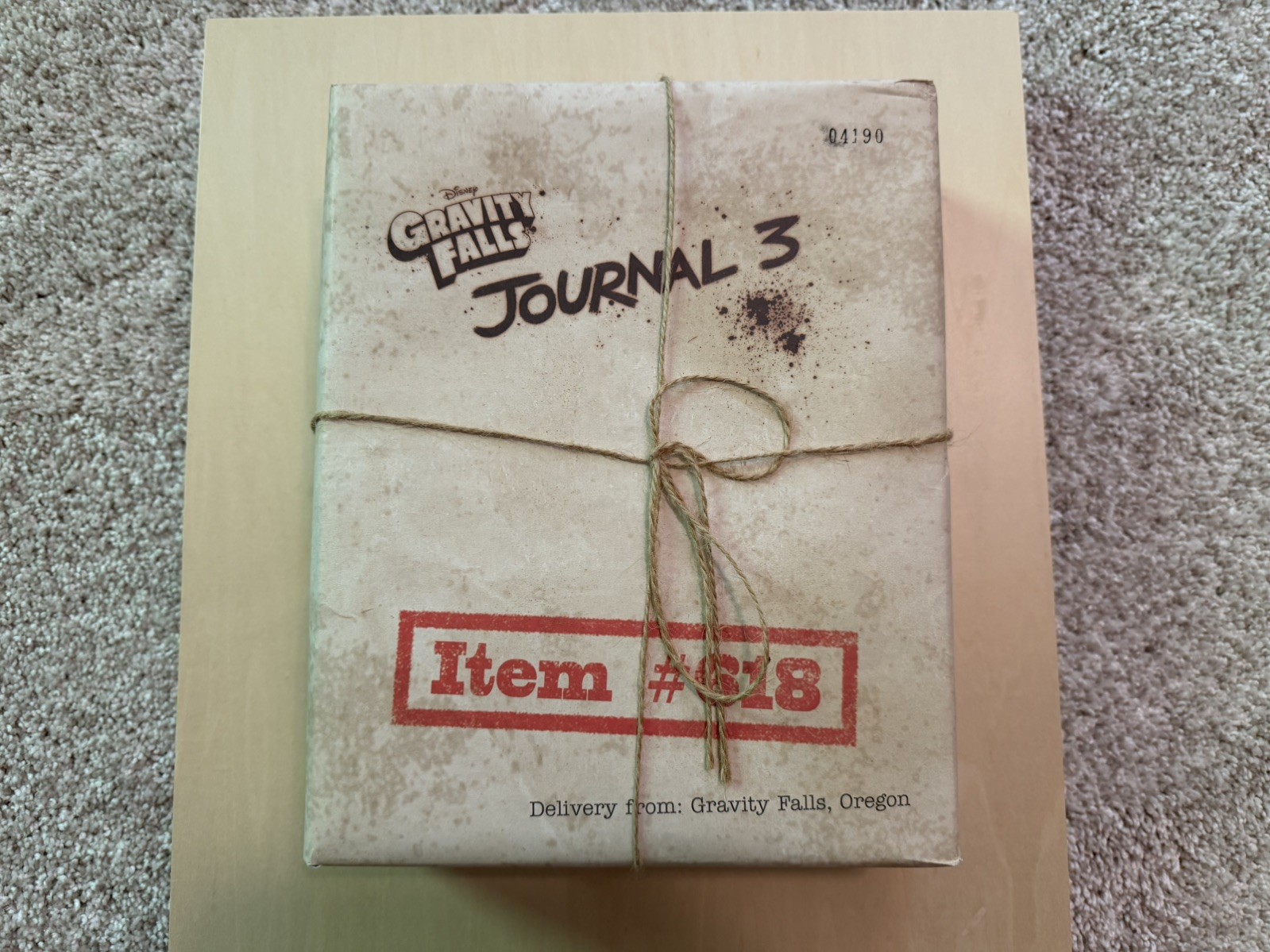 SEALED Gravity Falls Journal 3 Signed Blacklight Special Edition #04190/10000