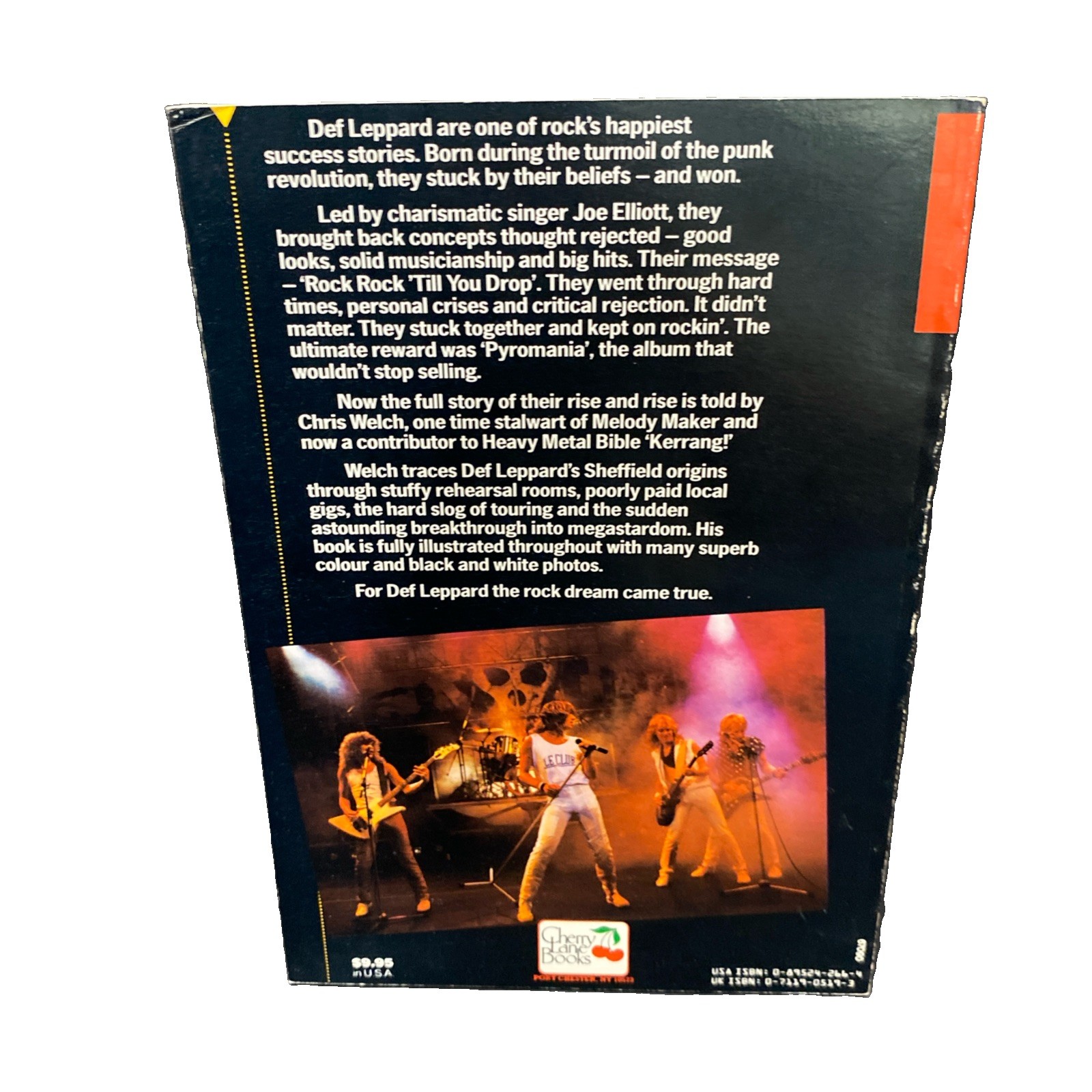 Def Leppard: An Illustrated Biography By Chris Welch 1984 Book