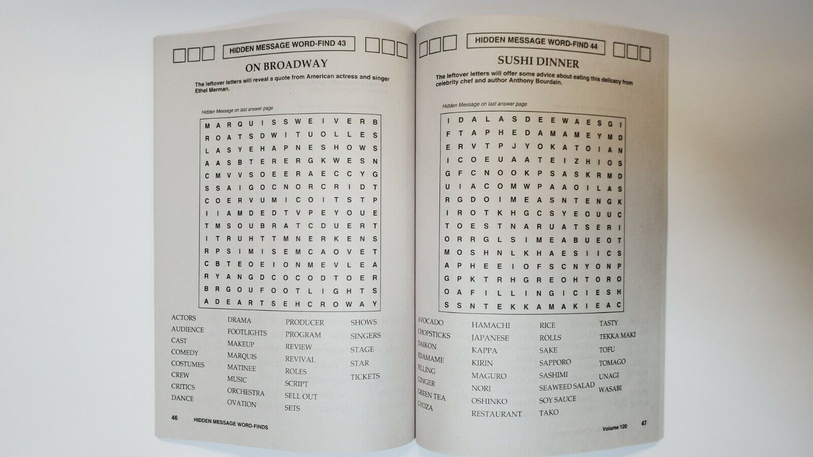 Hidden Message Word-Finds Puzzle Books Kappa Games,Search,Hunt~Pick up to 15Vols