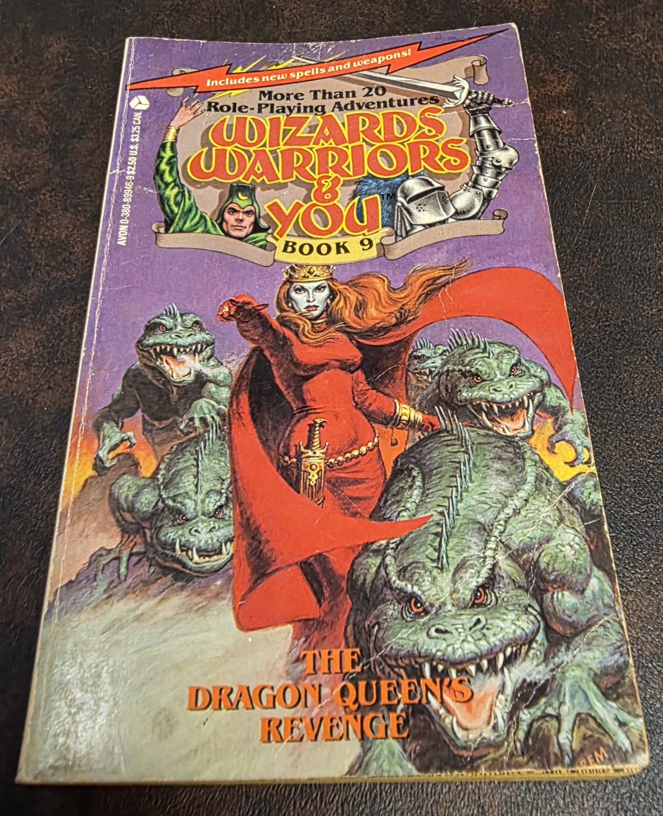 3 Wizards Warriors & You Lot #5 7 9 1985-6 First Eds, The Dragon Queen’s Revenge