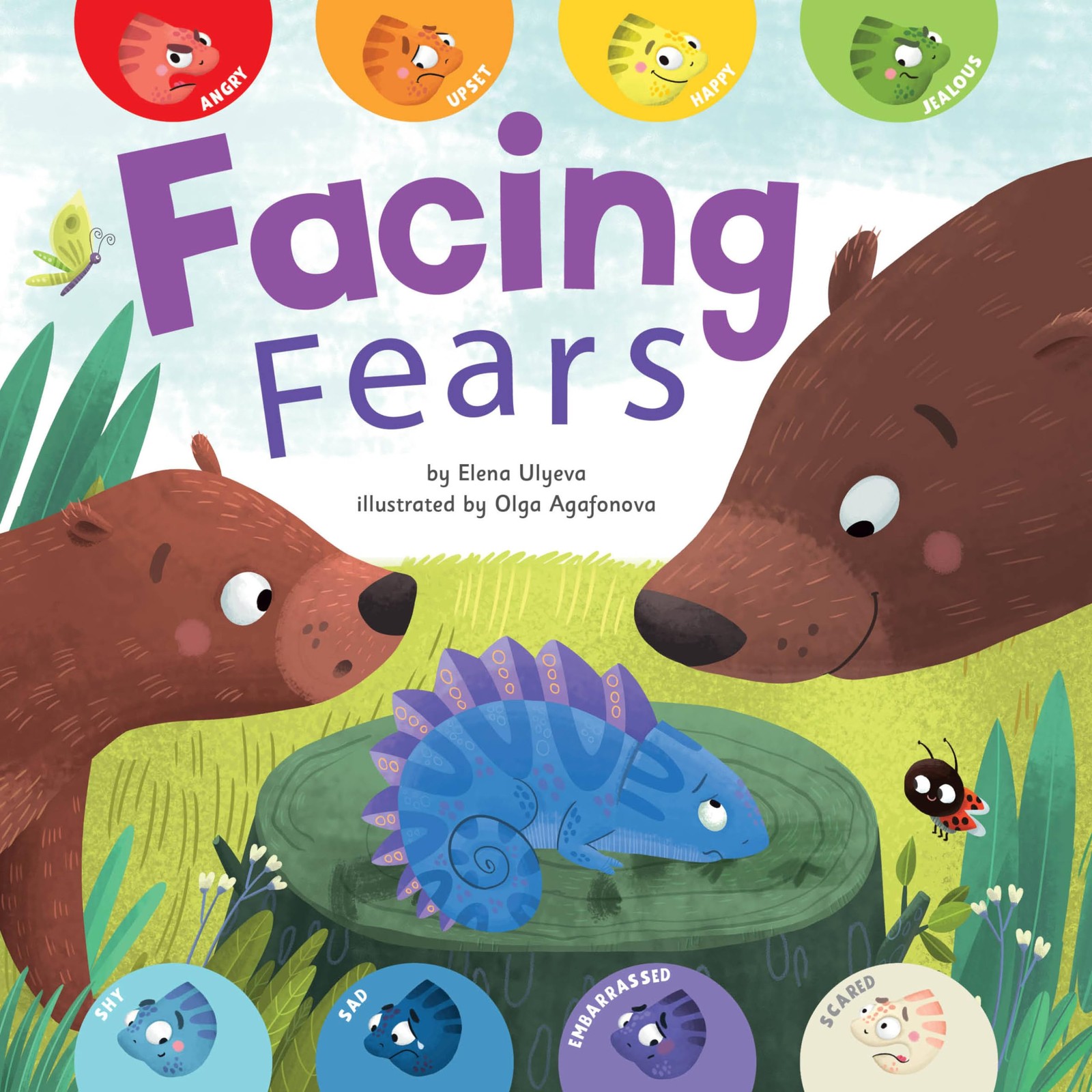 Facing Fears (Clever Emotions) – board book Ulyeva, Elena|Agafonova, Olga