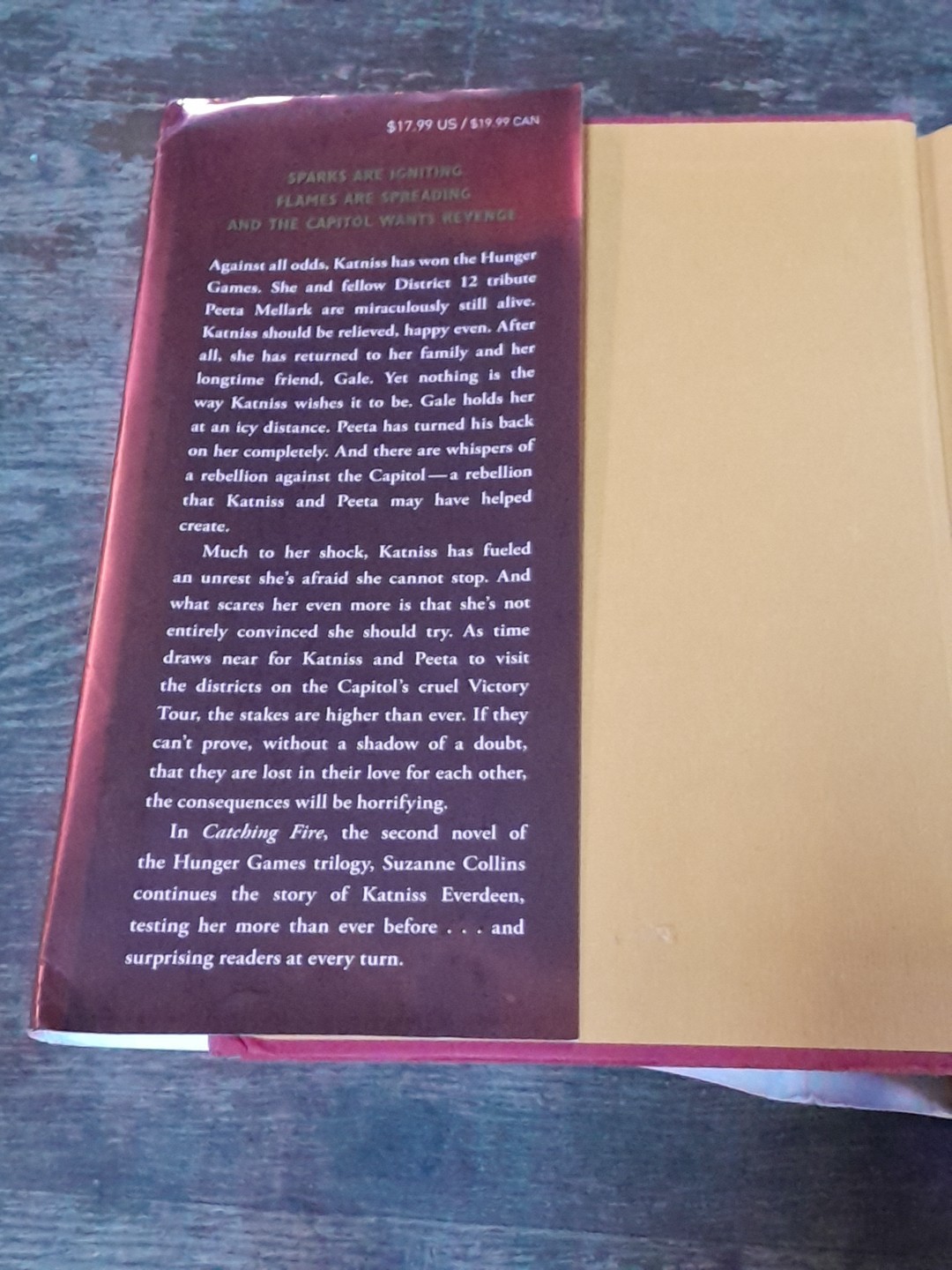 2009 Catching Fire by Suzanne Collins 1st Edition First Printing HCDJ