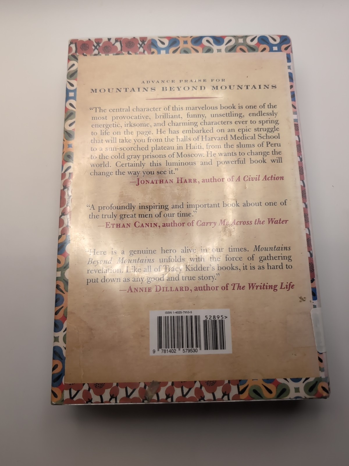 Mountains Beyond Mountains the Quest of Dr. Paul Farmer, a Man Who Would – GOOD