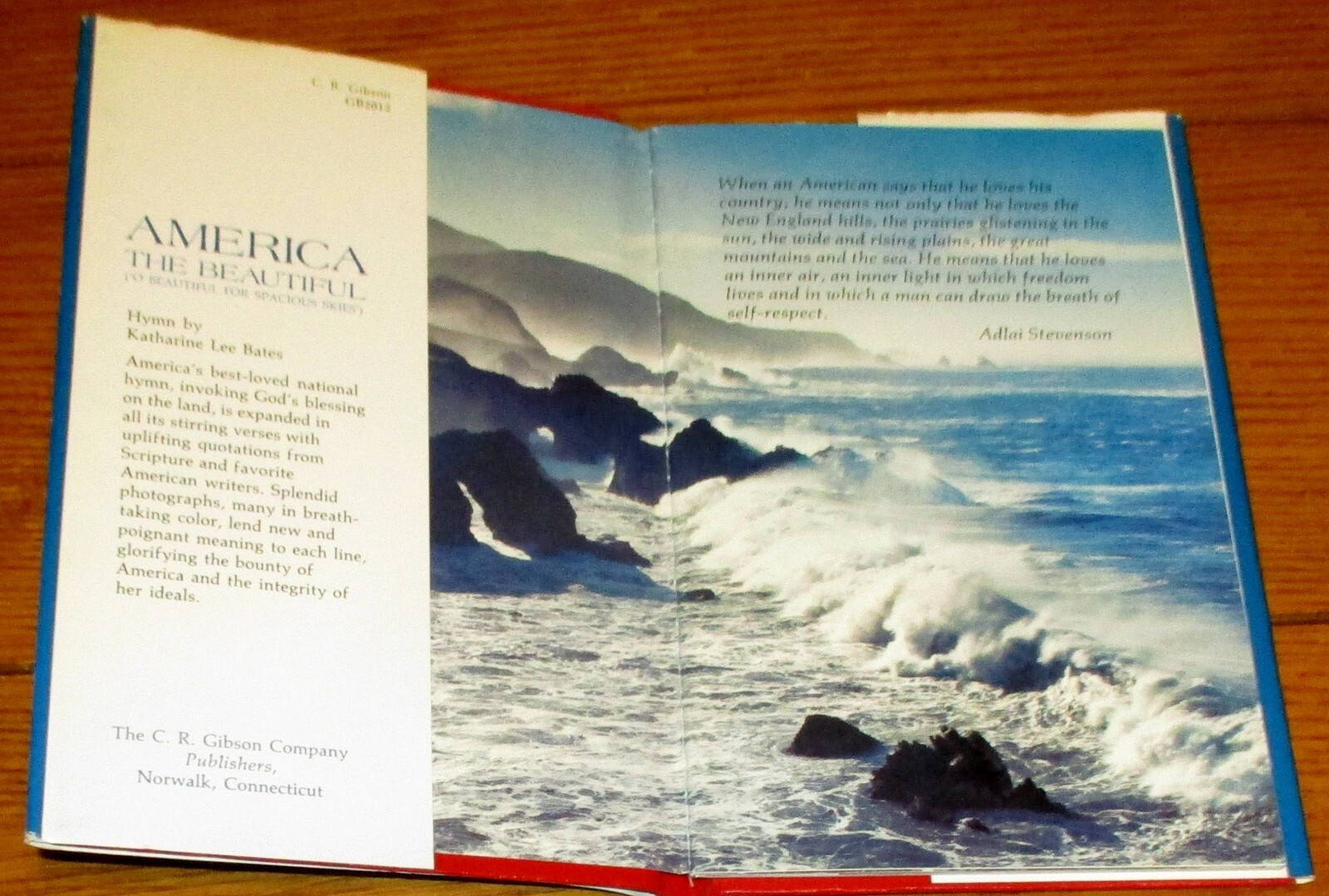 1975 America The Beautiful (‘O Beautiful For Spacious Skies) H/C D/J 28 Pages