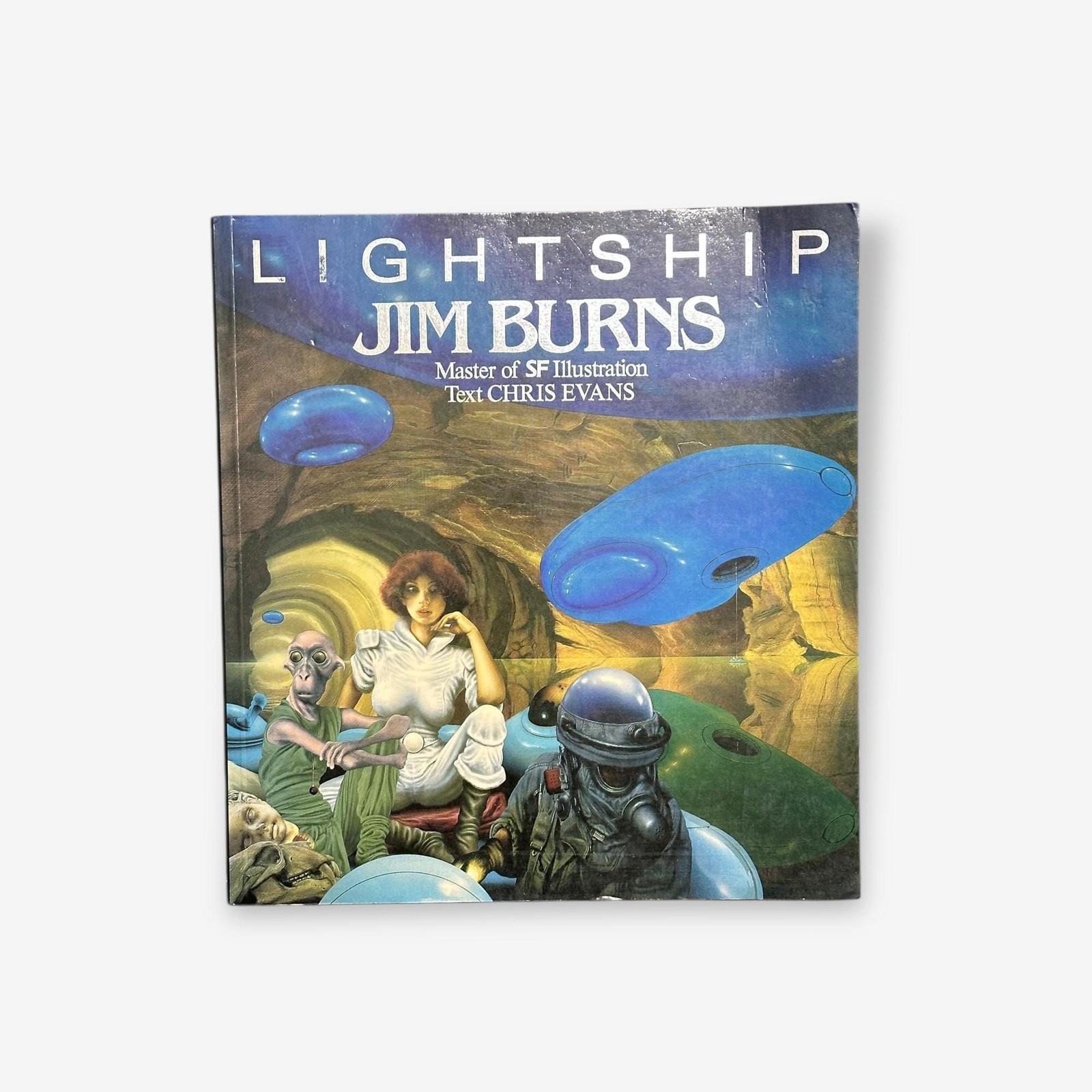 Lightship – Jim Burns: Master Of SF Illustration – Paperback Book 1985