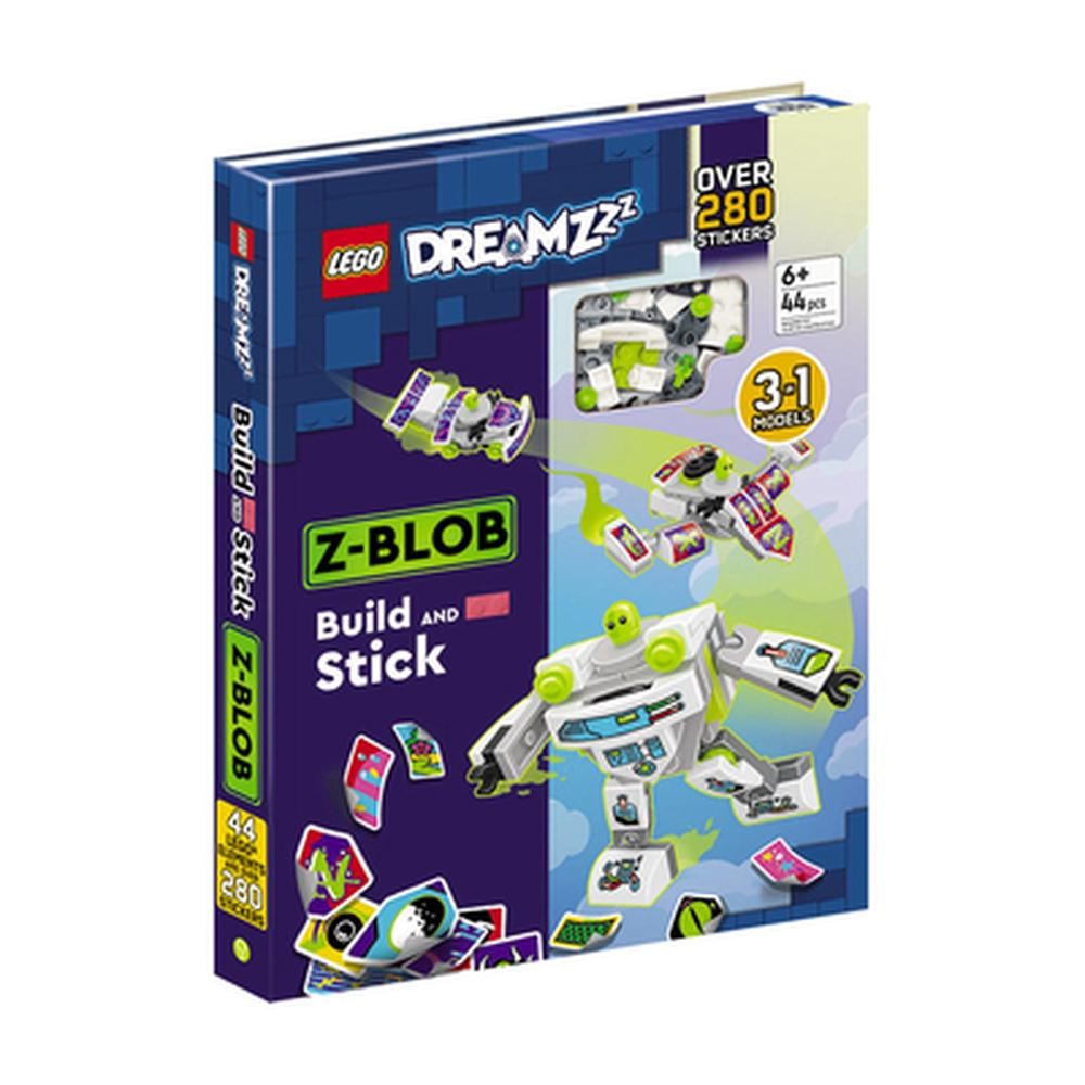 Lego(r) Dreamzzz(tm) Build and Stick: Z-Blob by Ameet Sp Z.O.O. Hardcover Book