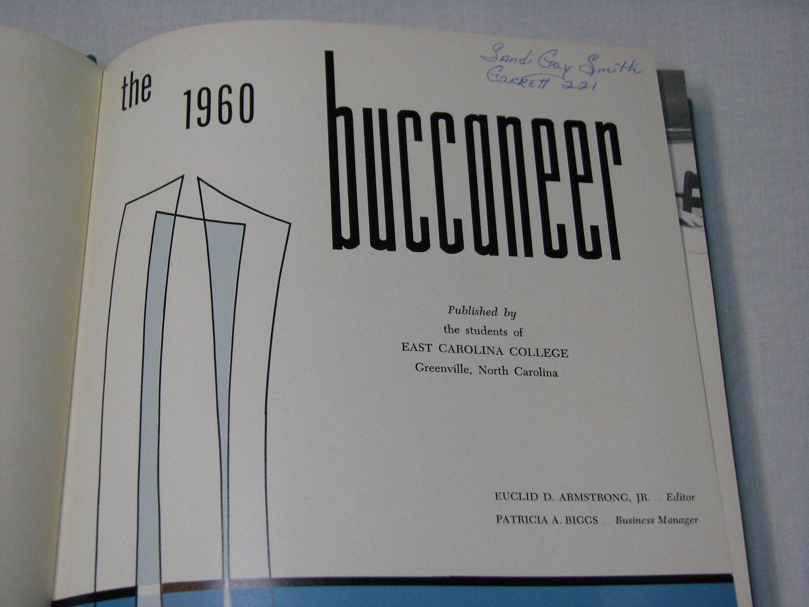 1960 East Carolina College School Yearbook North Alumni Old University Buccaneer
