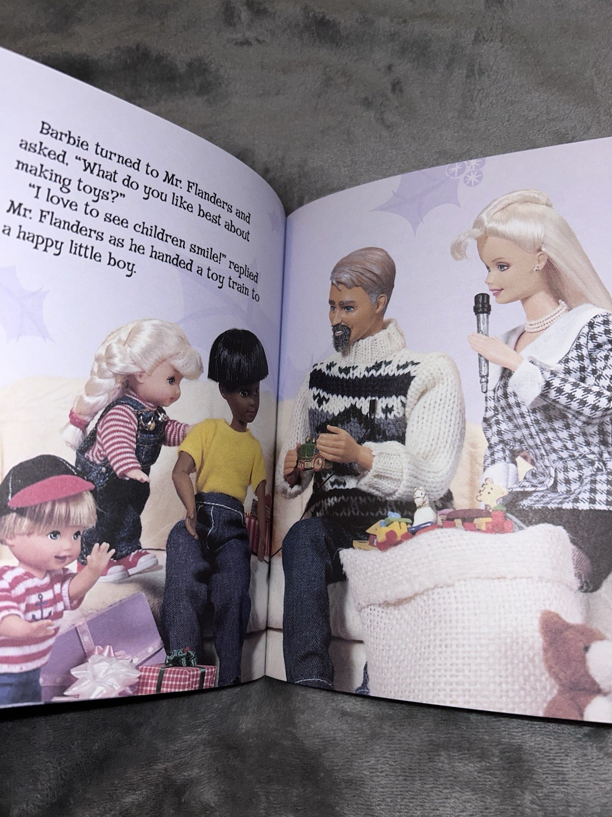 Little Golden Book, Barbie: A Happy Holiday By Diane Muldrow, 2001 Edition