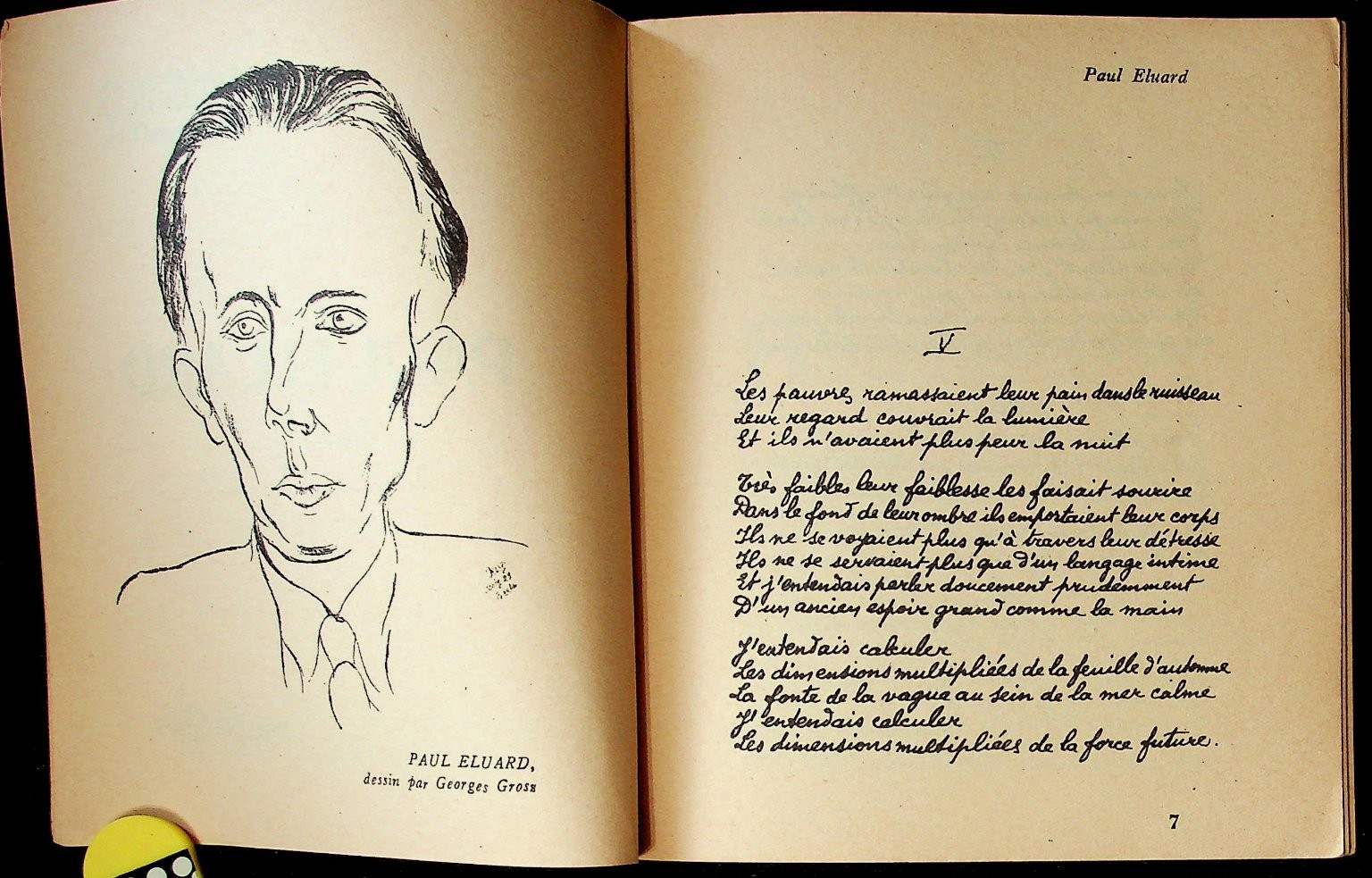 Paul Eluard by Louis Parrot Pierre Seghers Poetes d’Aujourd’hui 1 Poetry French