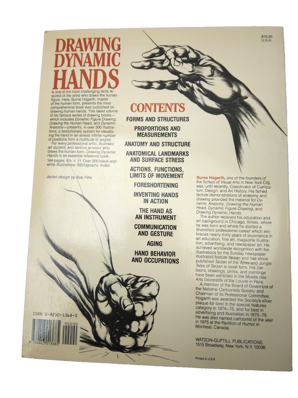 BOOK Drawing Dynamic Hands BURNE HOGARTH