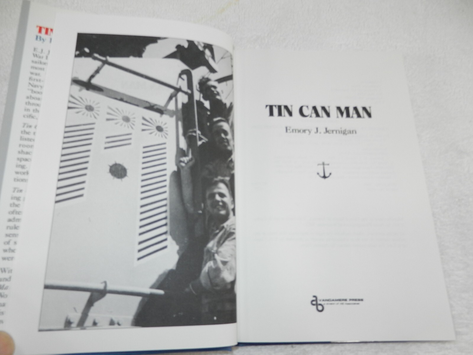 WW II Sailor served on BB-56 USS Washington & DD-465 USS Saufley “TIN CAN MAN”