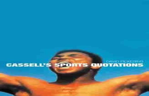 Cassell’s Sports Quotations by Pickering, David Hardback Book The Fast Free