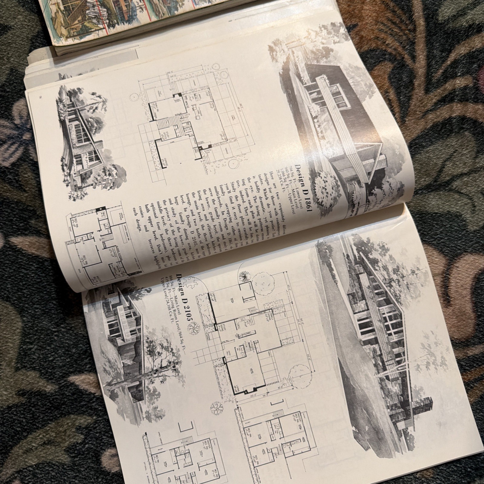 LOT OF 2 Home Planners: Homes by designer Richard B. Pollman magazines Vacation