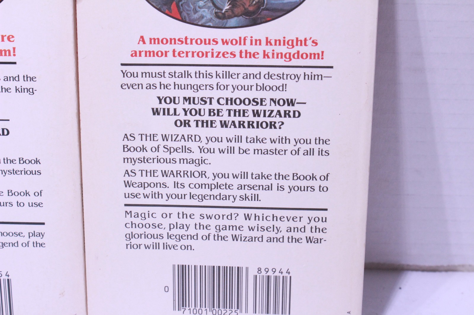 Wizards Warriors & You Books 2 & 7 Lot Of 2 CYOA D&D First Printing Vintage 1985