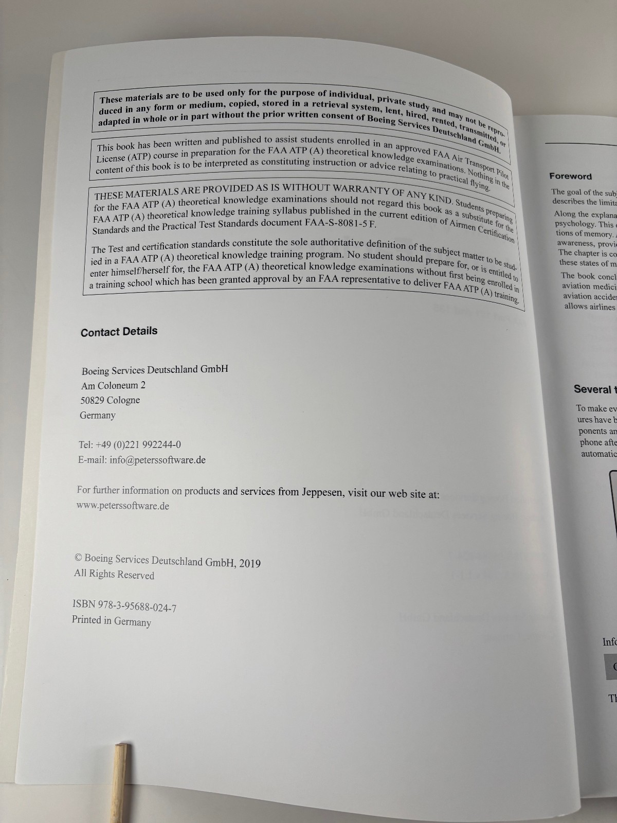 Boeing FAA ATP Training Module 04 Human Factors 2019 Deutschland GmbH aviation