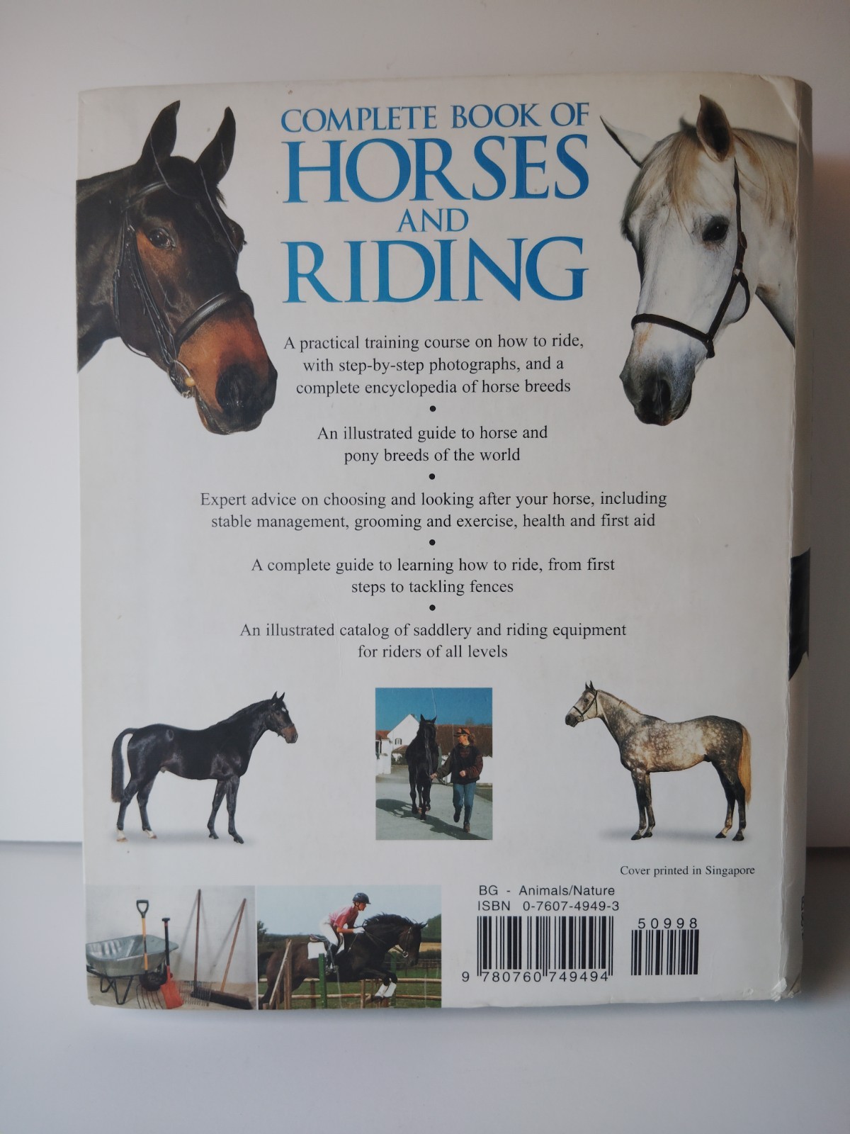 Complete Book of Horses and Riding 2003 Horse Breeds Training Encyclopedia…