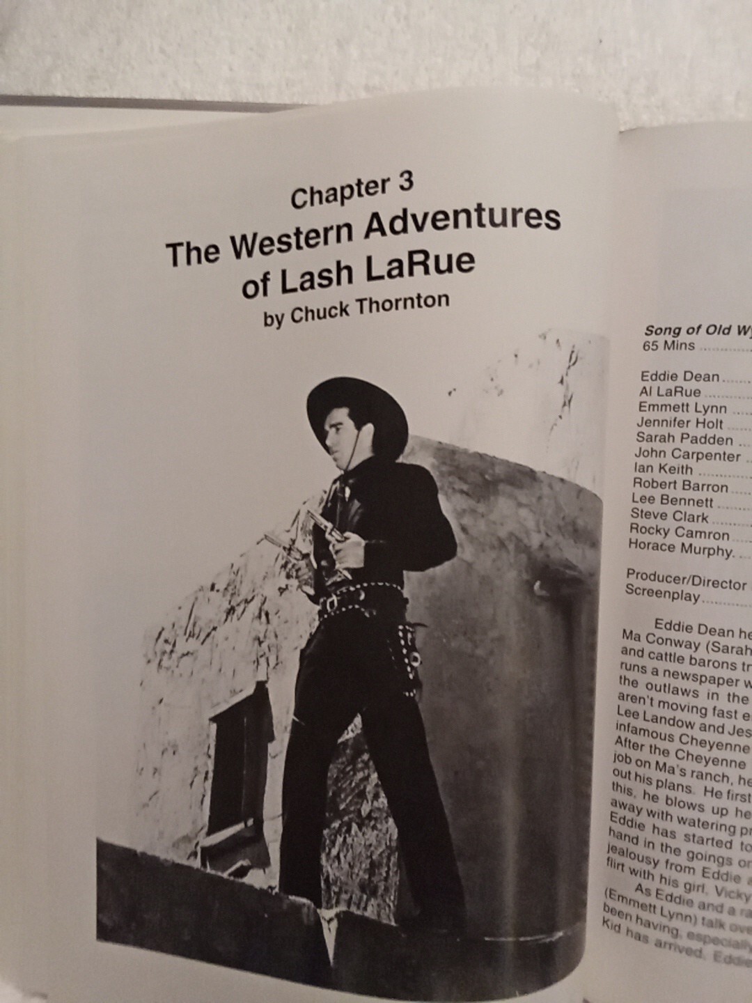Lash LaRue King of the Bullwhip By Chuck Thornton & David Rothel HC Western Film