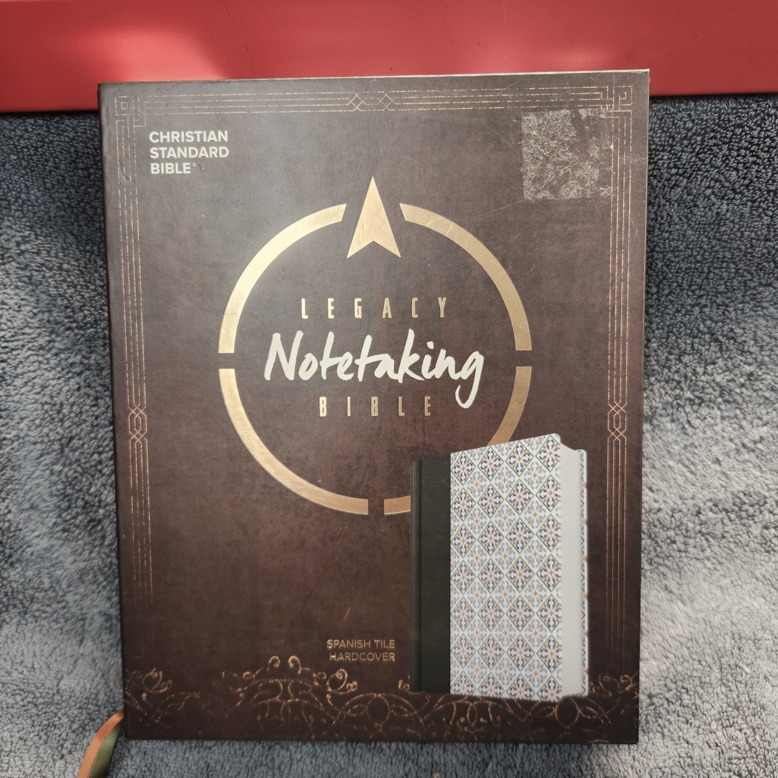 CSB Legacy Notetaking Bible, Spanish Tile Hardcover w/ Faux Leather