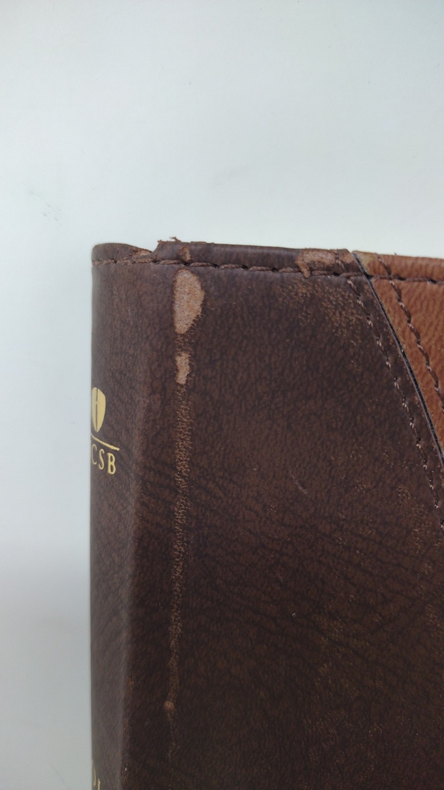HCSB Ultrathin Reference Bible, Dark Brown/Brown Simulated Leather (no boxed)