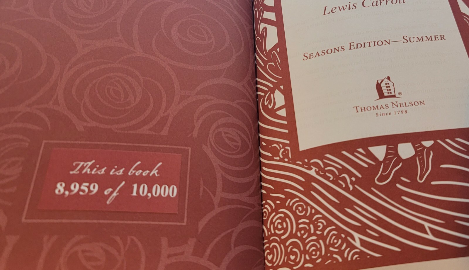 NEW Alice Wonderland Collection Lewis Carroll Hardcover Numbered Limited Seasons
