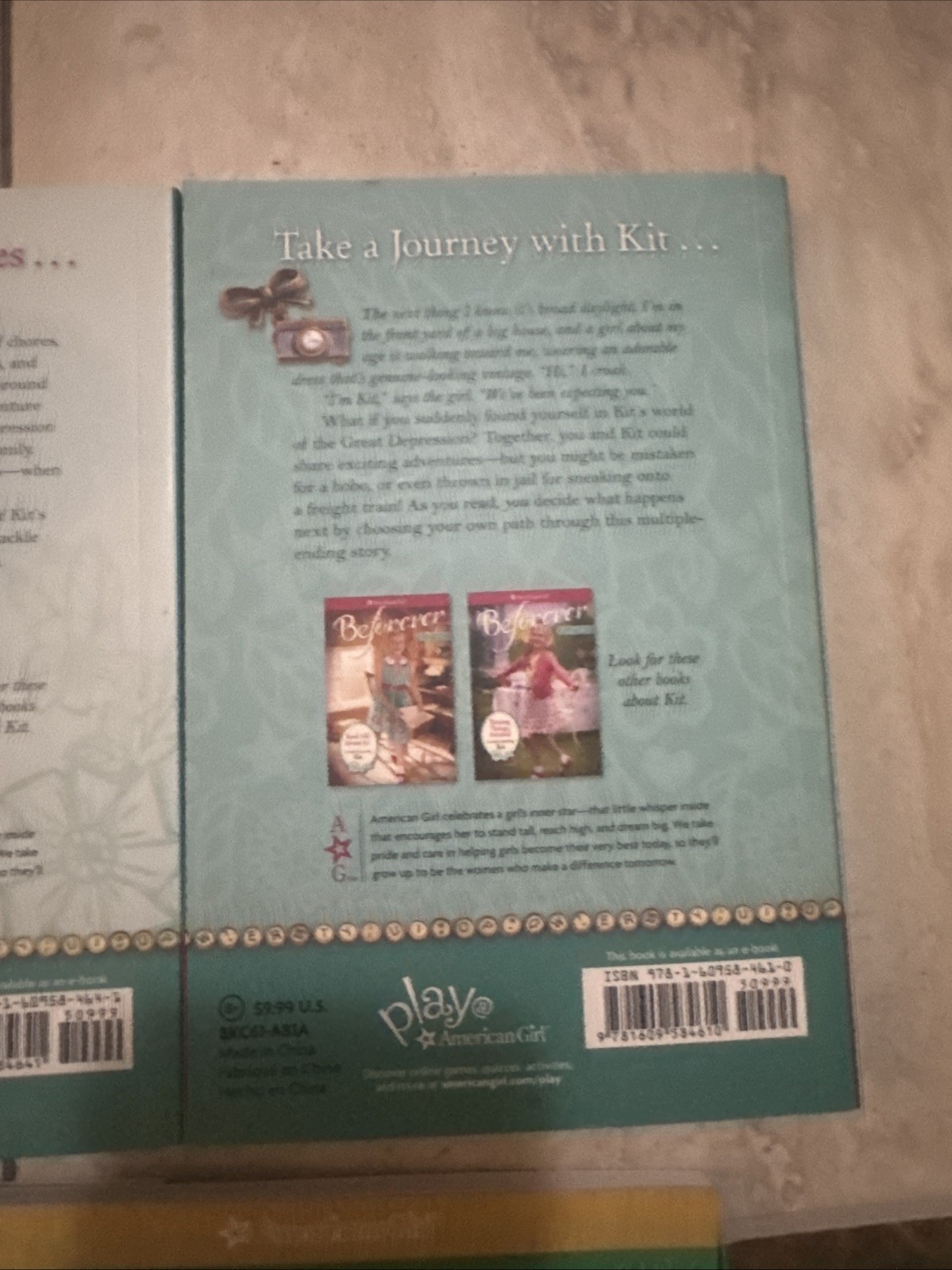 American Girl Kit Kittredge Book Lot Beforever 1 2 3 4 1930s Historical Fiction