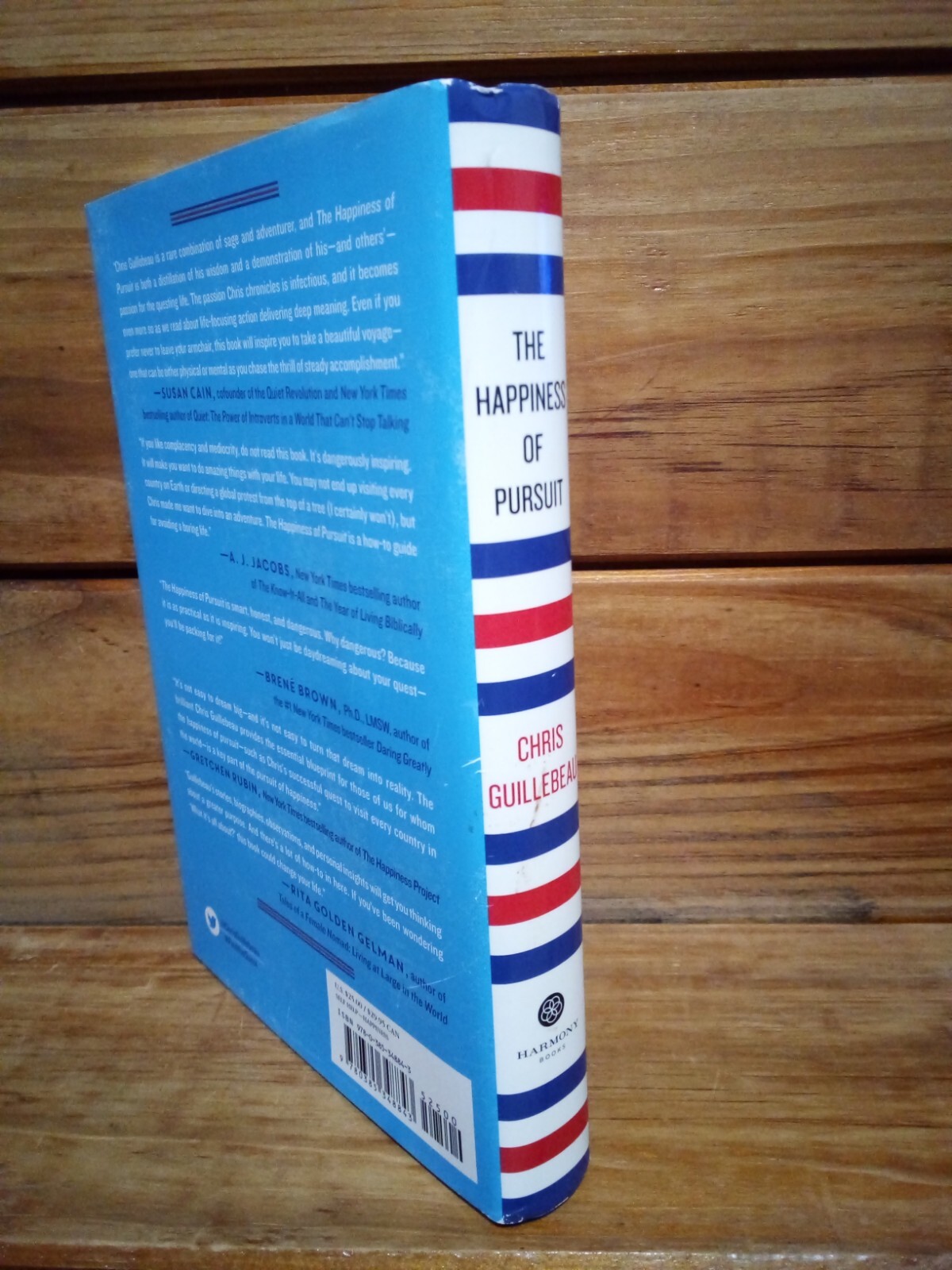 (C26BH) “THE HAPPINESS OF PURSUIT” – CHRIS GUILLEBEAU / HC – DJ / FIRST EDITION