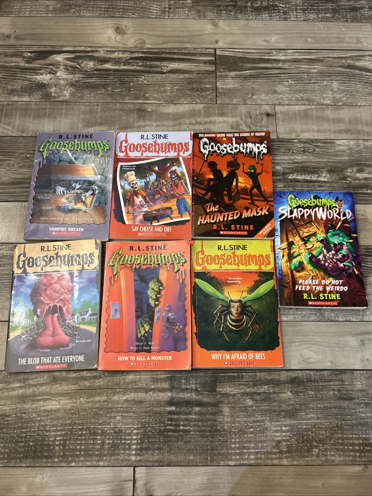 Misc R.L. Stine Goosebumps Sloppy World Horrorland Paperback Books