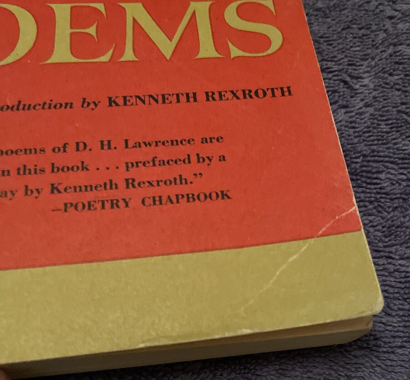 D H Lawrence: Selected Poems (A Viking Compass Book) – Paperback – VG 1959 $0.95