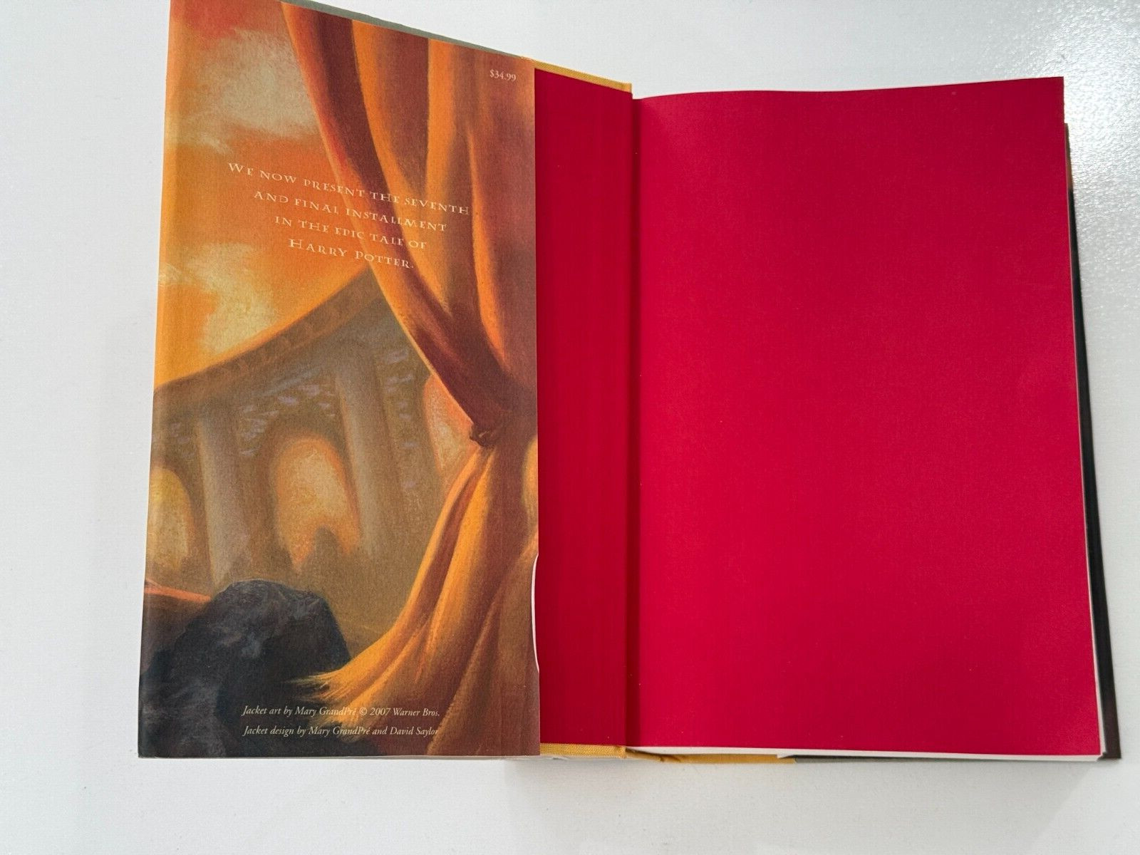 Harry Potter and The Deathly Hallows First Edition First Print 759 Page Error