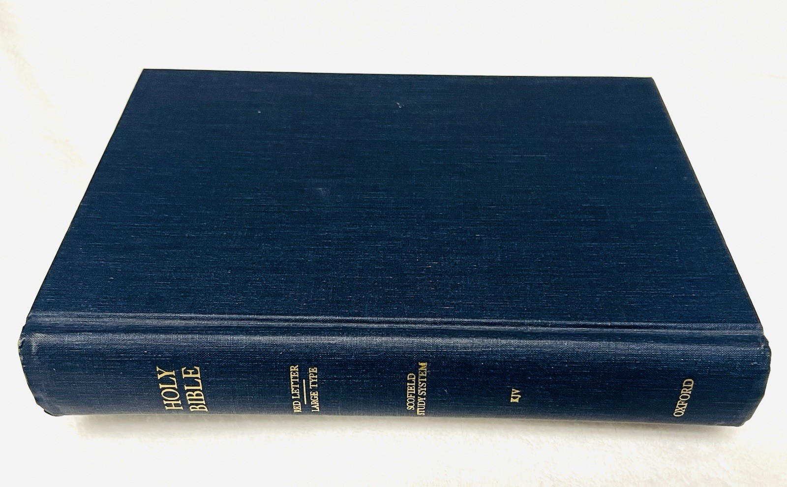 Holy Bible Scofield Study System Red Letter Large Type Edition Oxford Press 1945